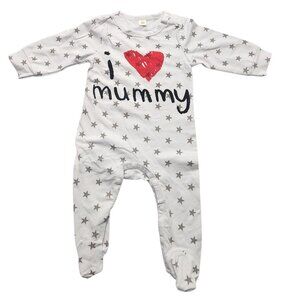 Newborn Baby Bodysuit I Love Mummy